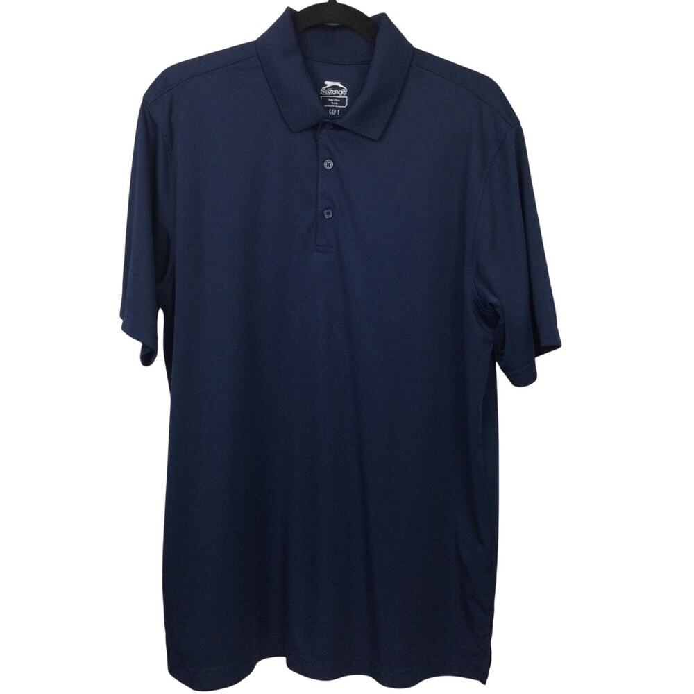 Slazenger Golf Classic Minimalist Preppy 1/4 Button Pullover Golf Polo Shirt XL